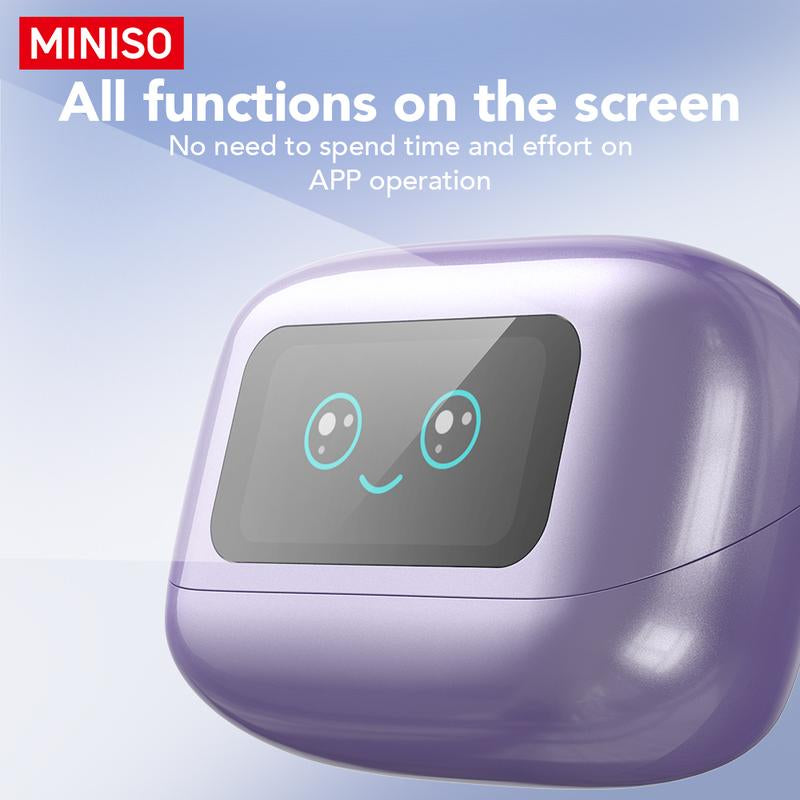 Experience Seamless Communication with MINISO MS199 Wireless Translation Clip-On Ear Headphones - 135 Languages Real-Time Translation, Built-In Microphone, and Sport-Ready Waterproof Design