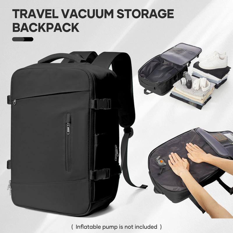 COOWOZ Large Travel Backpack with Shoe Compartment - Perfect for Airport and Casual Adventures for Everyone