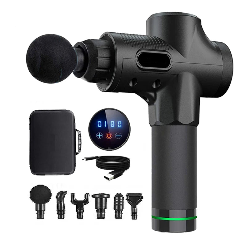 Ultimate Deep Muscle Massage Gun - Electric Percussion Pistol for Total Body Relaxation with 30 Adjustable Levels
