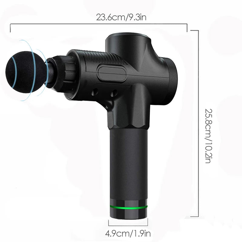 Ultimate Deep Muscle Massage Gun - Electric Percussion Pistol for Total Body Relaxation with 30 Adjustable Levels