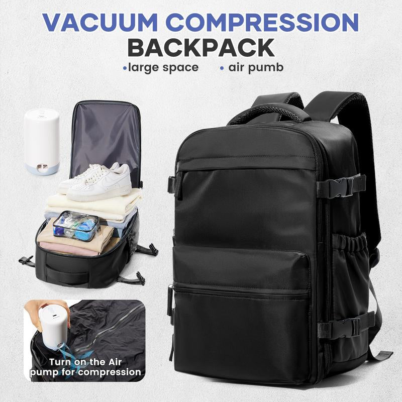 COOWOZ Large Travel Backpack with Shoe Compartment - Perfect for Airport and Casual Adventures for Everyone