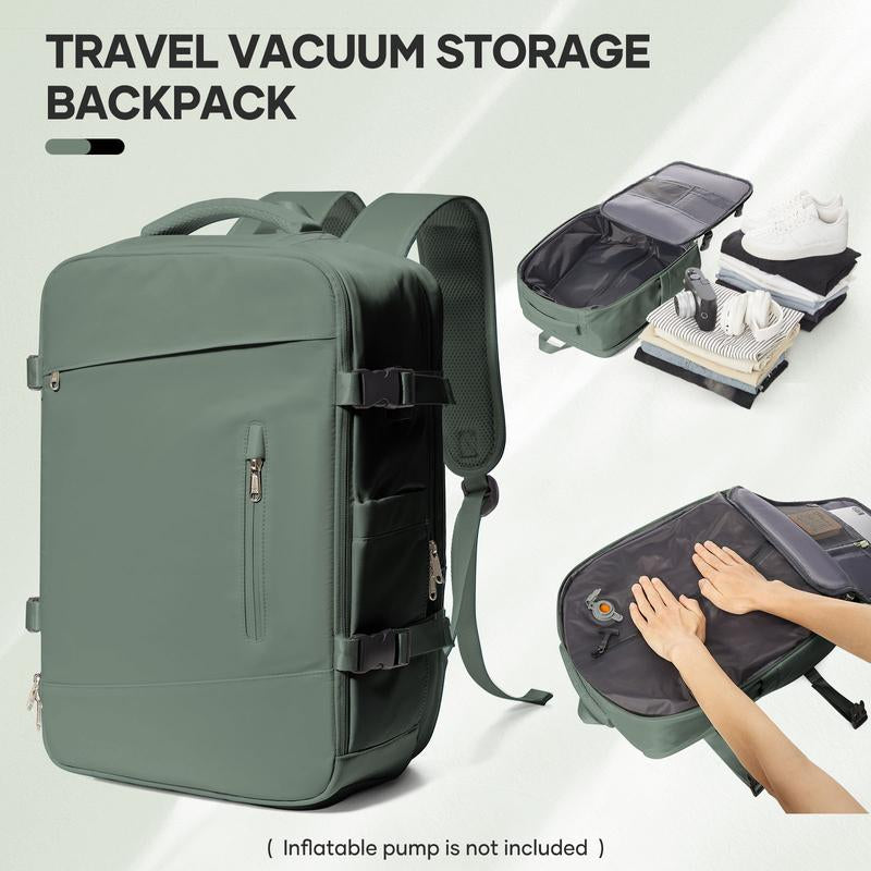 COOWOZ Large Travel Backpack with Shoe Compartment - Perfect for Airport and Casual Adventures for Everyone