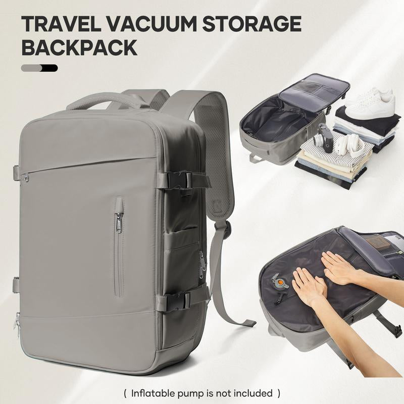 COOWOZ Large Travel Backpack with Shoe Compartment - Perfect for Airport and Casual Adventures for Everyone