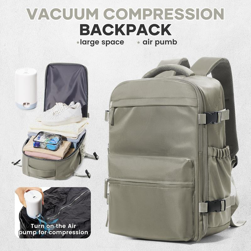 COOWOZ Large Travel Backpack with Shoe Compartment - Perfect for Airport and Casual Adventures for Everyone