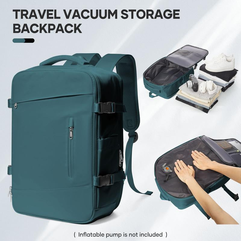 COOWOZ Large Travel Backpack with Shoe Compartment - Perfect for Airport and Casual Adventures for Everyone