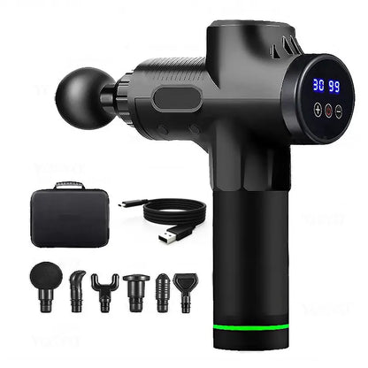 Ultimate Deep Muscle Massage Gun - Electric Percussion Pistol for Total Body Relaxation with 30 Adjustable Levels