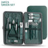 Elevate Your Nail Care Routine with the Green 7/13/24 Pcs Stainless Steel Nail Clipper and Pedicure Scissors Set - The Ultimate Portable Manicure and Pedicure Tool Kit