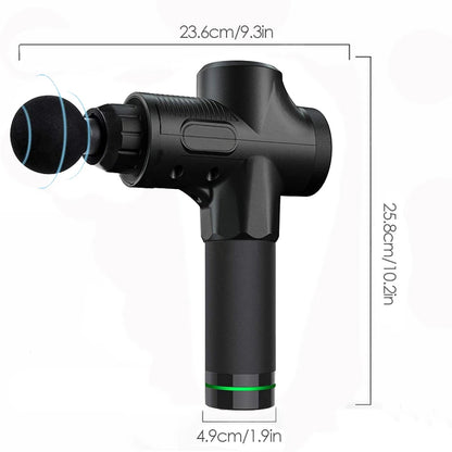 Ultimate Deep Muscle Massage Gun - Electric Percussion Pistol for Total Body Relaxation with 30 Adjustable Levels