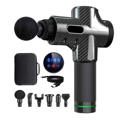 Ultimate Deep Muscle Massage Gun - Electric Percussion Pistol for Total Body Relaxation with 30 Adjustable Levels